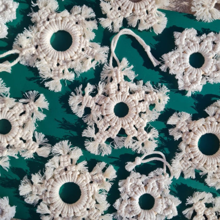 Macramé Christmas Decorations Workshop