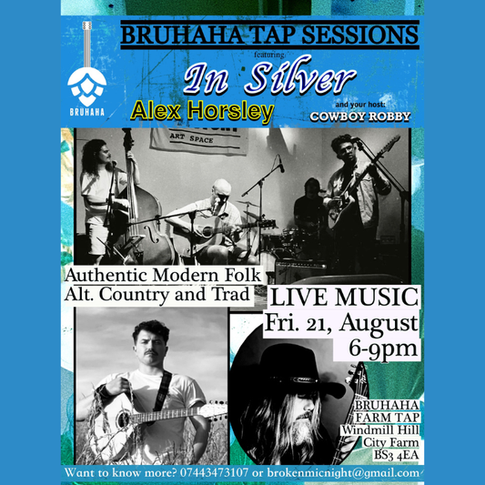 Bruhaha Tap Sessions: Live Music with In Silver & Alex Horsley