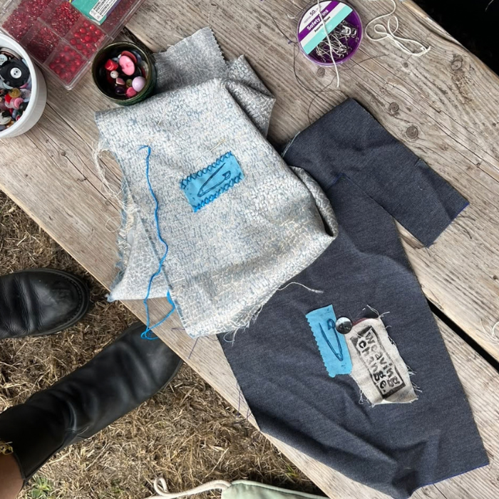 Patch Upcycling workshop with Weaving Change 