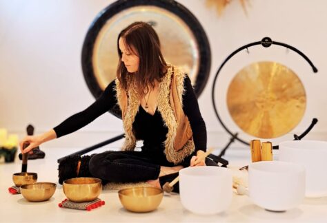 yoga and sound bath retreat